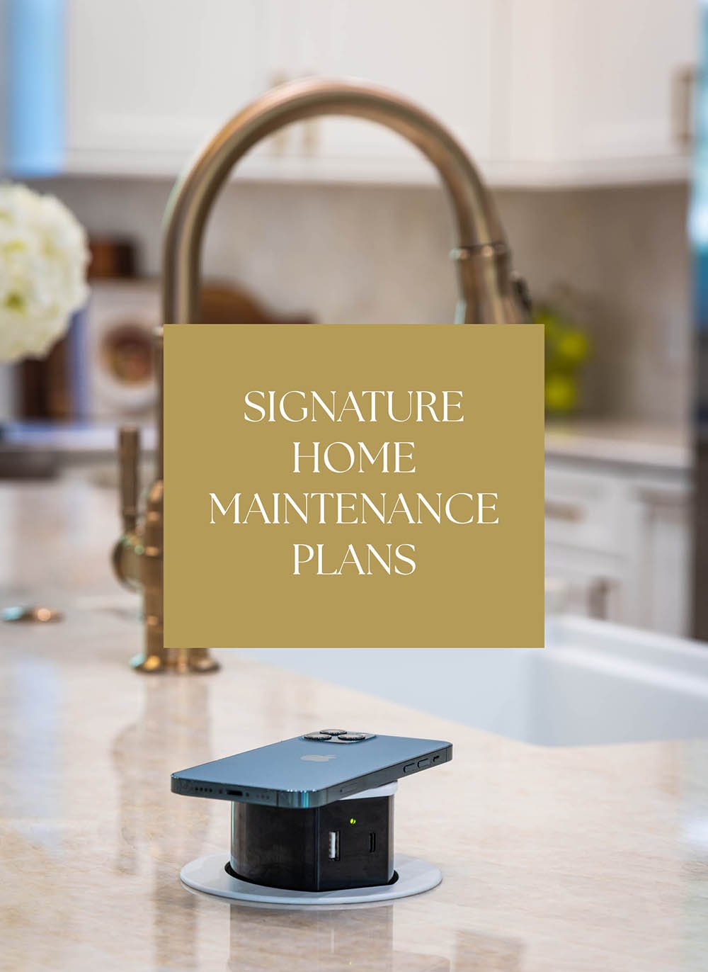 Button to click to learn more about Signature Home Services, Inc. maintenance plans