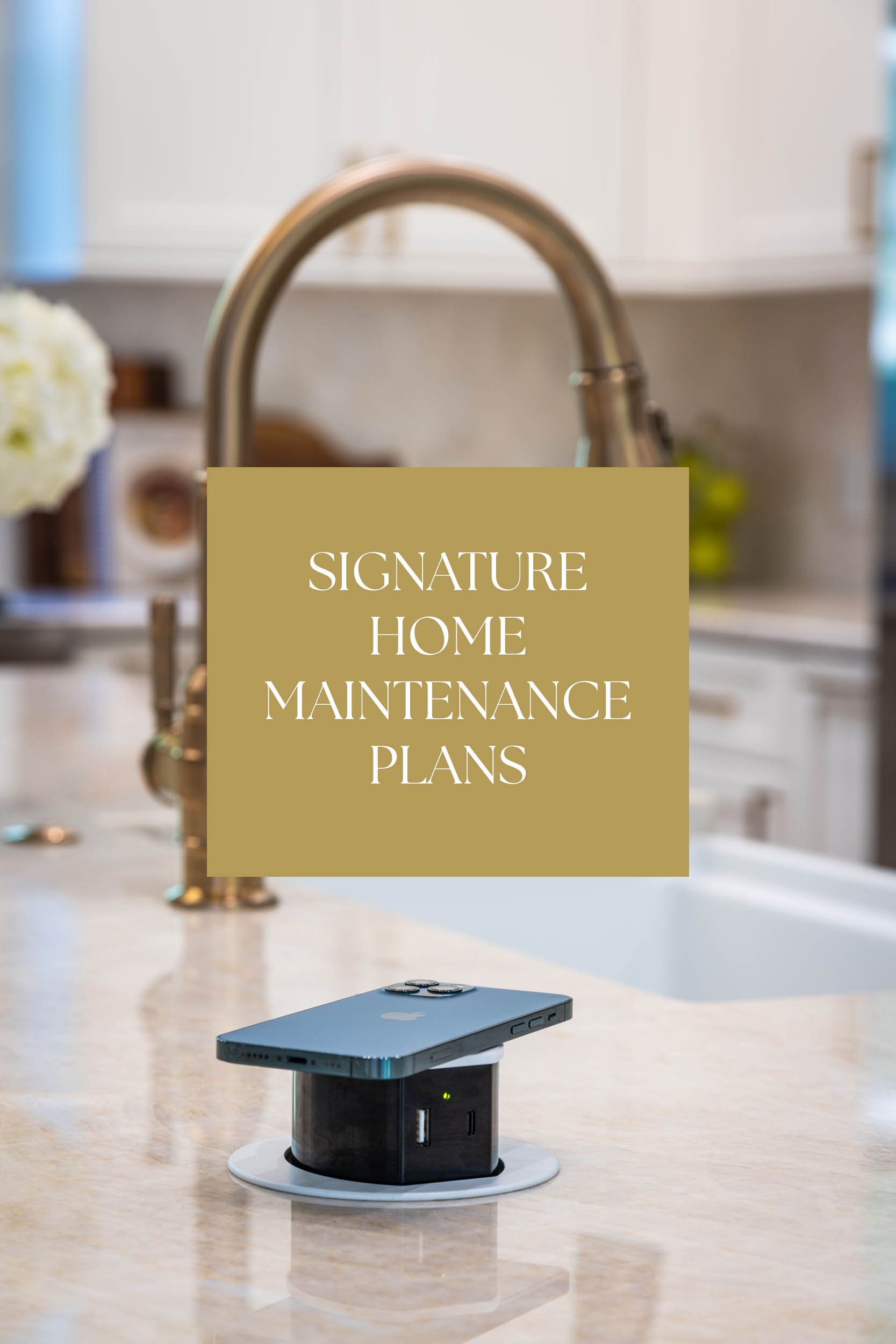 Button to click to learn more about Signature Home Services, Inc. maintenance plans