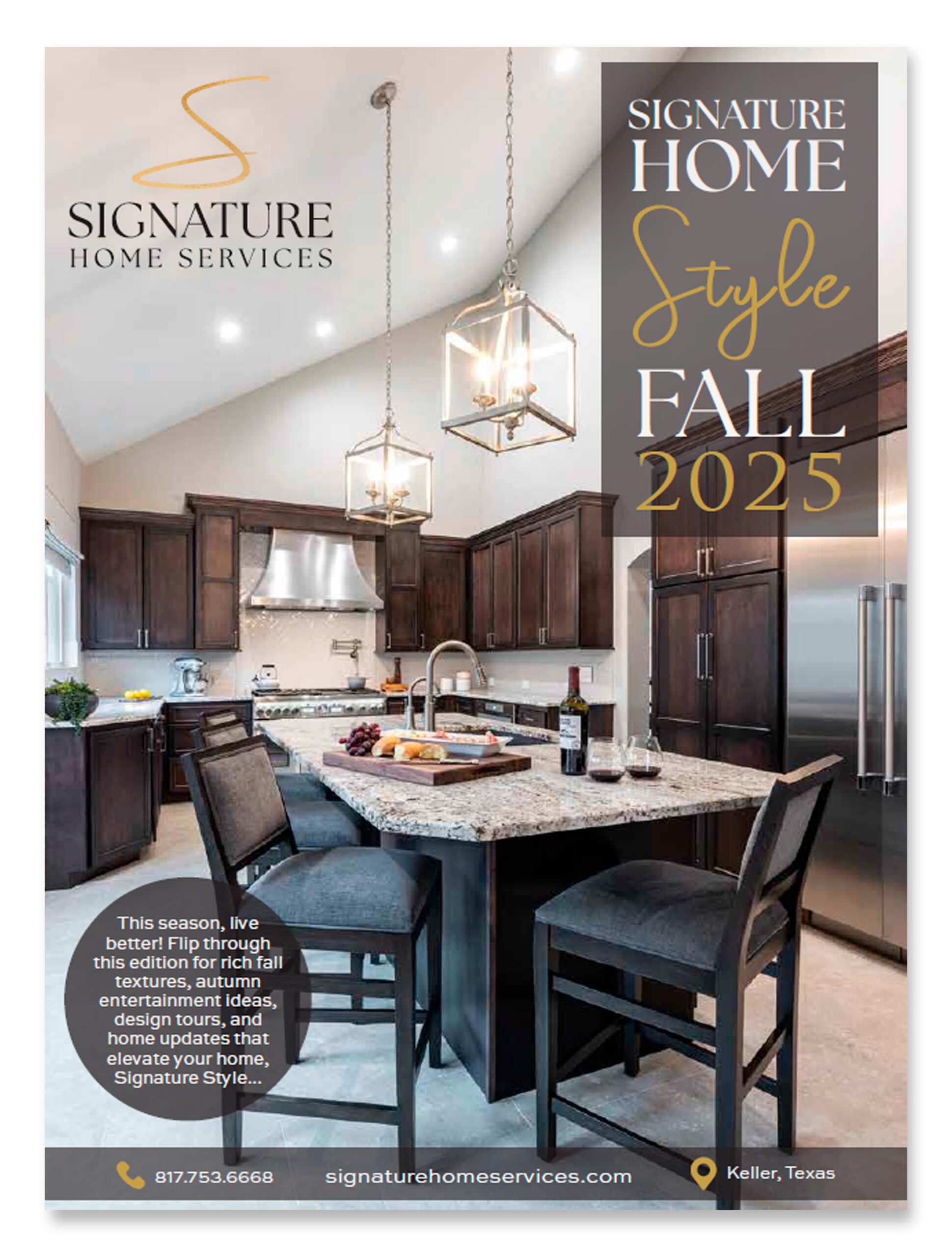 Signature Home Style Fall 2025 cover with drop shadow Signature Home Style Fall 2025 cover with drop shadow
